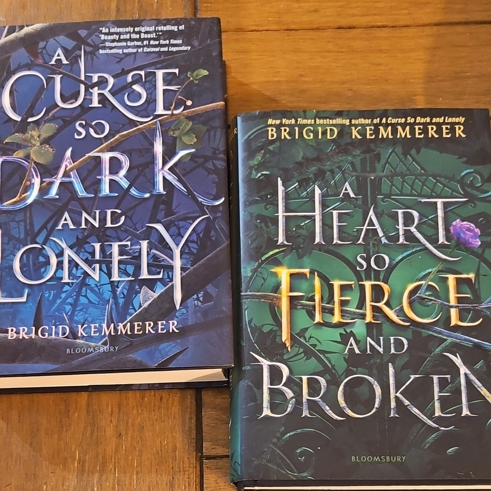 A Curse So Dark and Lonely & A Heart So Fierce and Broken Books